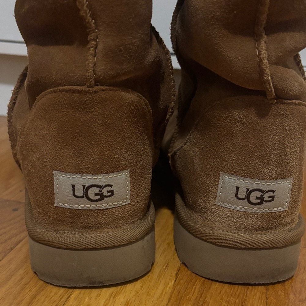 UGG Boots chestnut with leopard Fur Lining - Picture 2 of 5